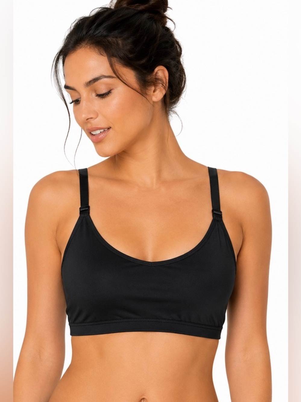 New with tags – Parade Re:Play Bralette in Black, Size Large.
